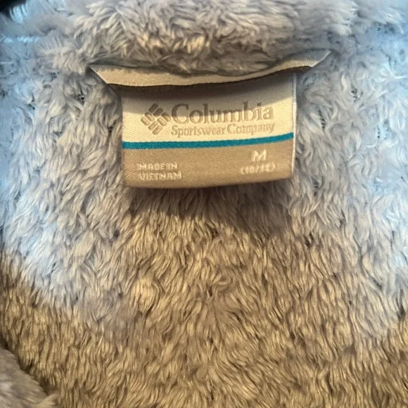Columbia Soft Gray Fleece Jacket - Picture 2 of 5